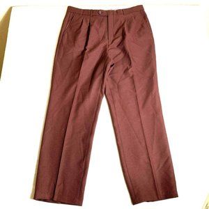 Pants Mens 44R Burgundy Career Dress Pants